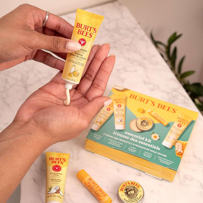 Burt's Bees Clean Beauty Kit – Five Natural Products in Neutral Tones for a Minimalist Bathroom Counter
