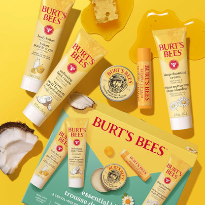 Burt's Bees Clean Beauty Kit – Five Natural Products in Neutral Tones for a Minimalist Bathroom Counter