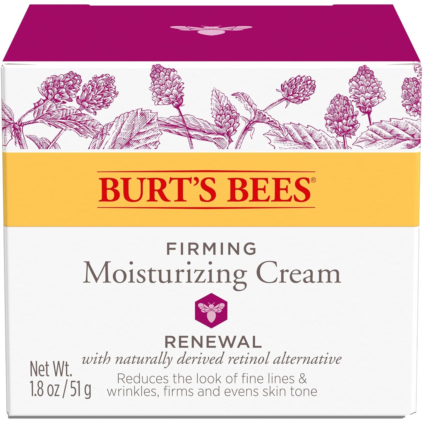 Burt's Bees Renewal Day and Night Cream Set – Birthday Gift for Mom Who Loves Clean Anti-Aging Skincare
