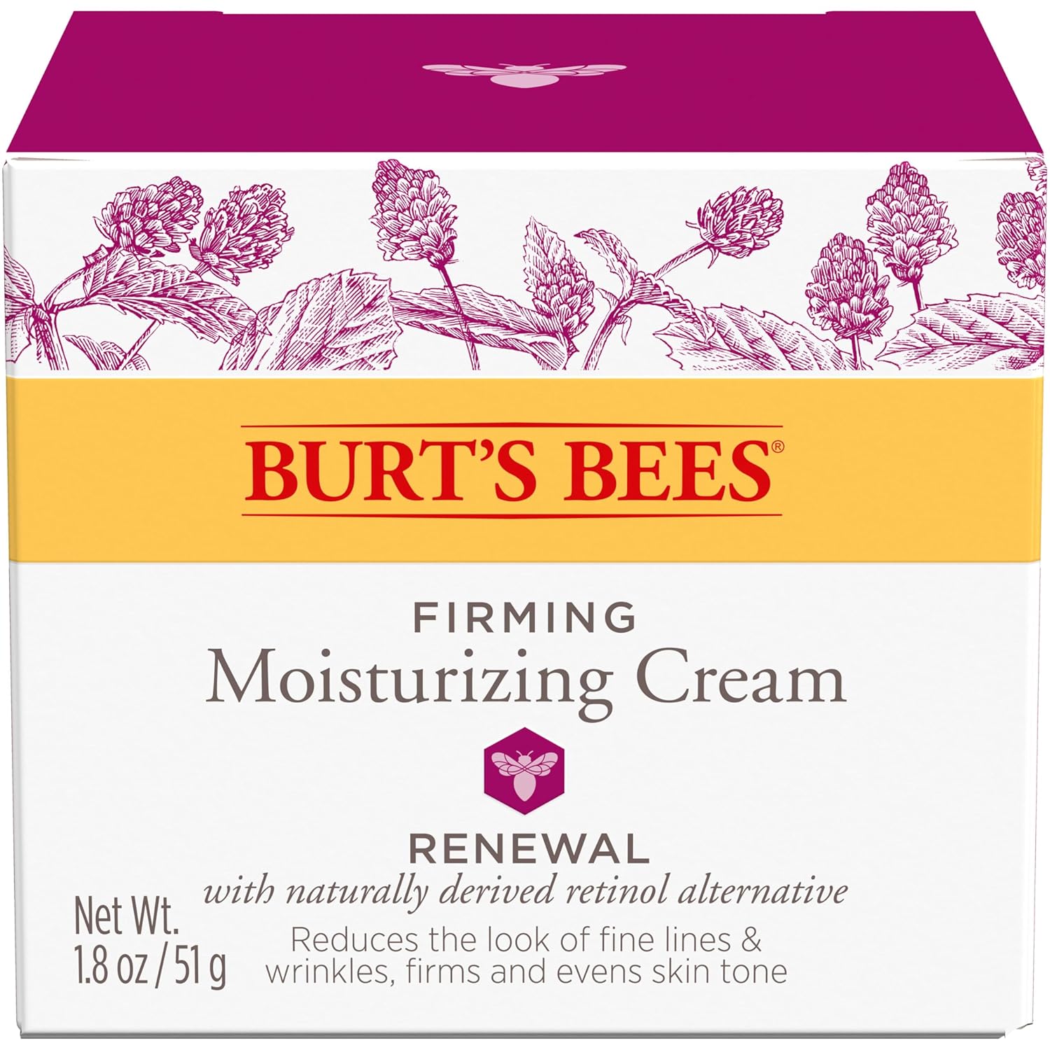 Burt's Bees Renewal Day and Night Cream Set – Birthday Gift for Mom Who Loves Clean Anti-Aging Skincare
