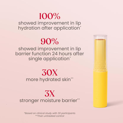 Burt's Bees Tinted Boosted Balm – Daily Lip Care Ritual with Vitamin C and E, Soft Mauve Tint for Wellness Routines