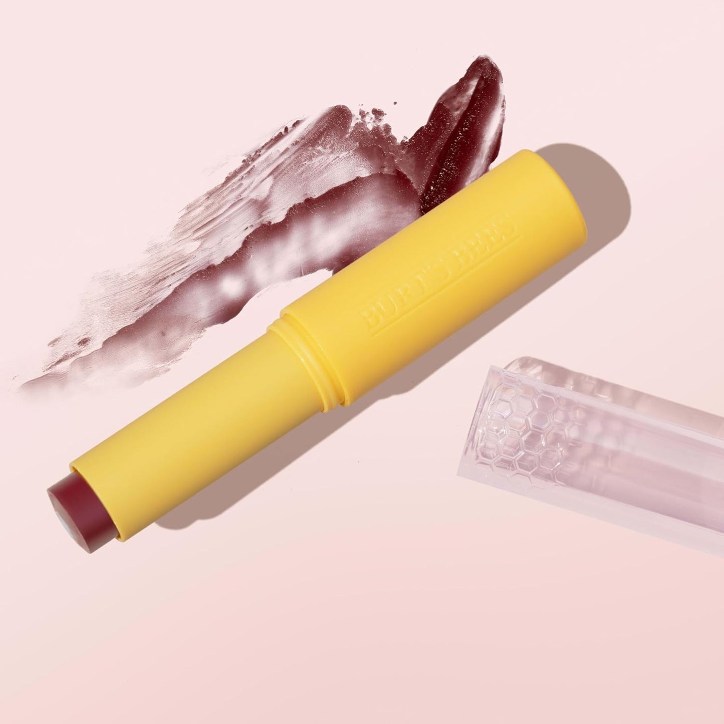 Burt's Bees Tinted Boosted Balm – Daily Lip Care Ritual with Vitamin C and E, Soft Mauve Tint for Wellness Routines