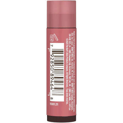 Burt's Bees Tinted Lip Balm – Travel Size Lip Moisturizer for Camping Trips, Durable 0.3 oz Tube for the Trail