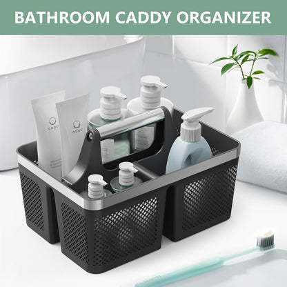 BYUNER Shower Caddy Portable – Parent-Approved Cleaning Caddy for Kids' Bath Toy Storage, Lightweight Drainage Shower Bin