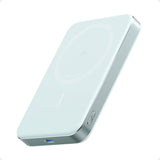 Anker MagGo Power Bank – Open-Air Day Trip Charger, 7.6 oz Lightweight Magnetic Battery for iPhone