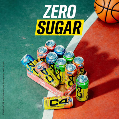 C4 Performance Energy Green Apple Bundle – Stocking Stuffer and Holiday Gift for College Students, Zero Sugar Pre-Workout Variety Pack