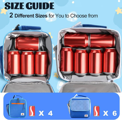 CaCTOUR Kids Lunch Box – Insulated Back to School Bag for Kindergarten and Early Elementary Girls and Boys