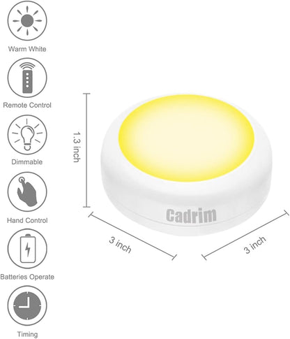 Cadrim Puck Lights - Thoughtful Housewarming Gift for New Homeowners and First Apartment Dwellers