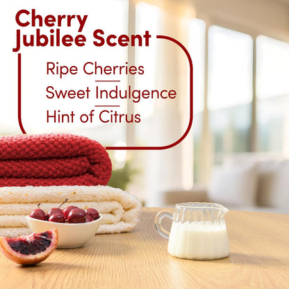 cafe-inspired, cozy-collection fragrance positioning tied to comfort and celebration