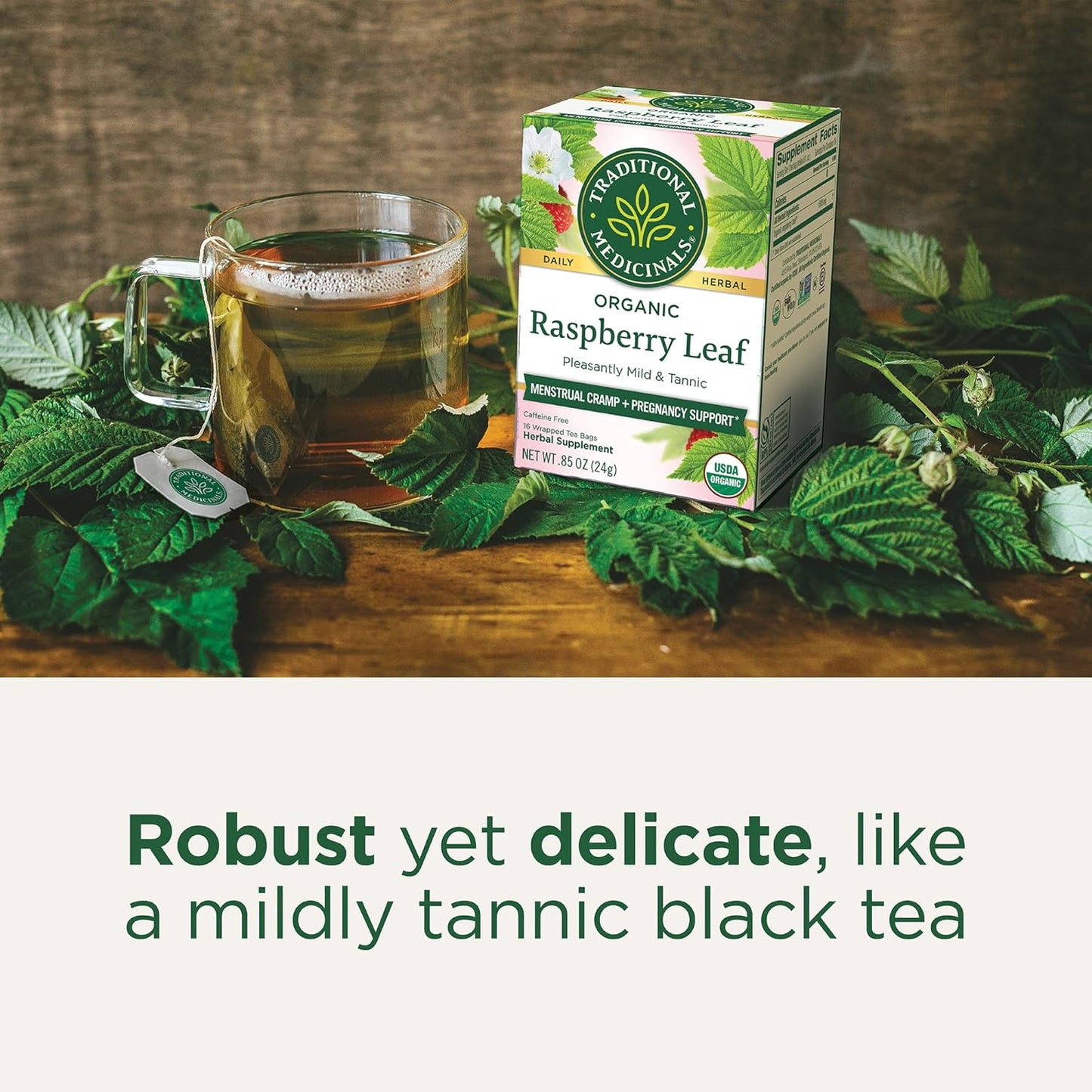 caffeine-free and herbalist-formulated for pregnancy-safe daily use