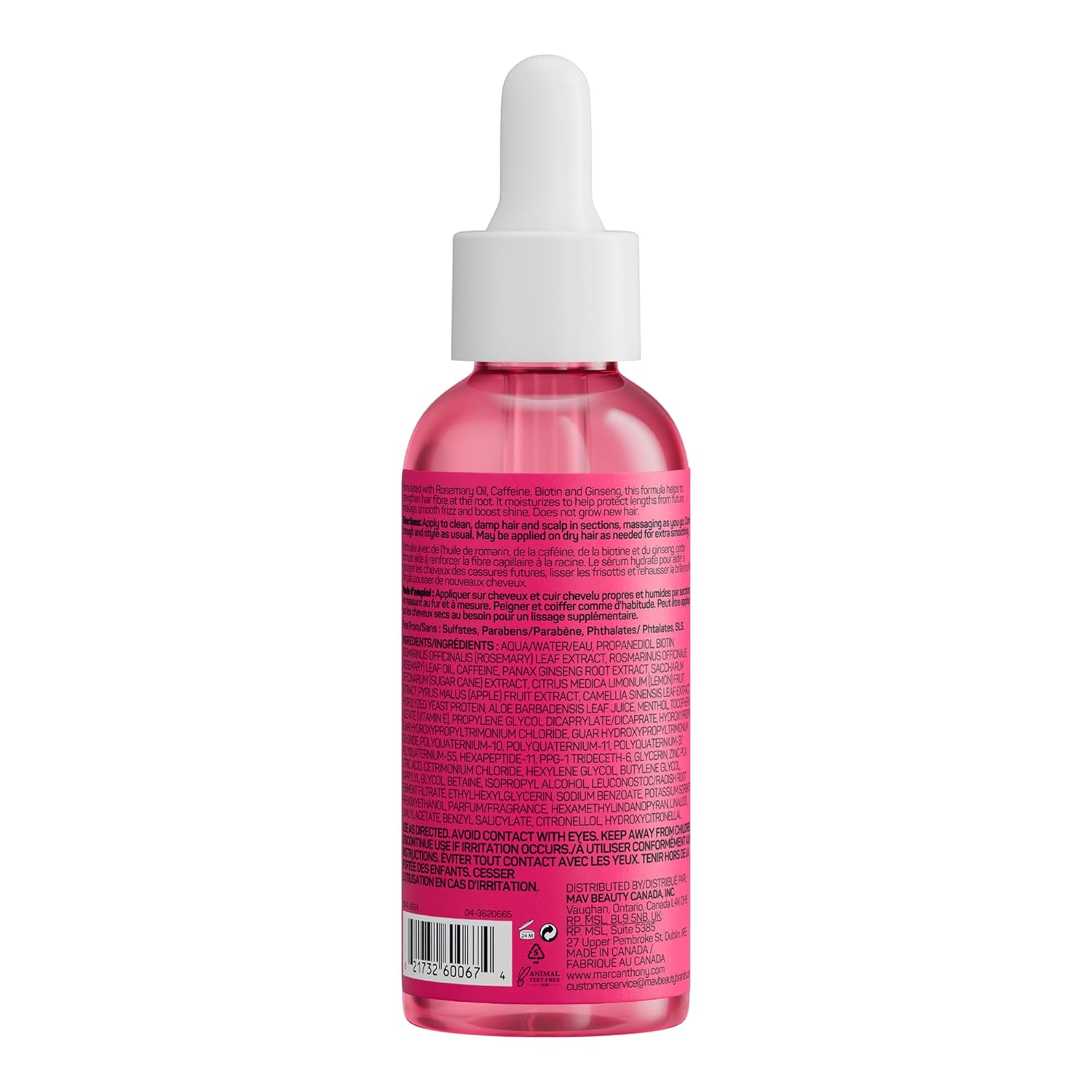 caffeine, ginseng, and biotin conditioning blend that protects lengths from future breakage
