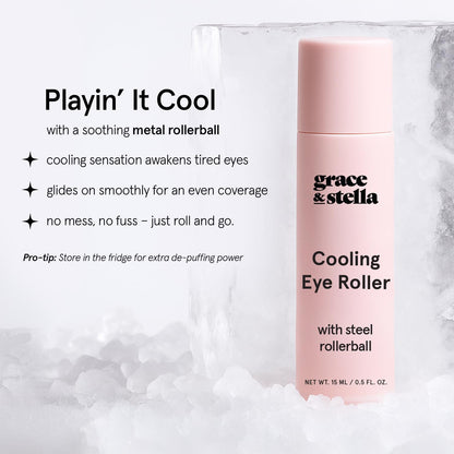 caffeine + niacinamide complex to reduce appearance of dark circles and dullness