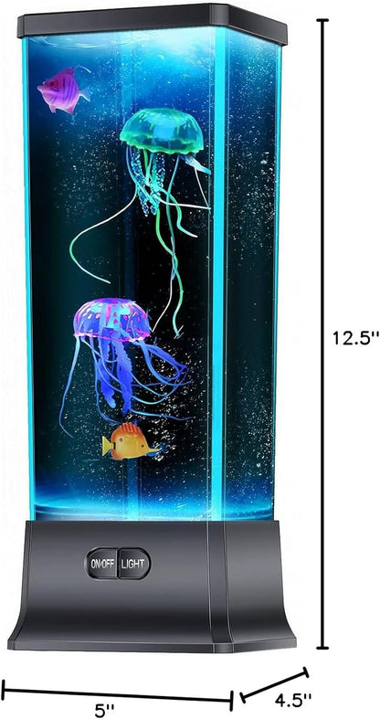 CALOVER Jellyfish Lamp – Focus-Boosting Desk Light for Home Office, Silent Motion for Deep Work