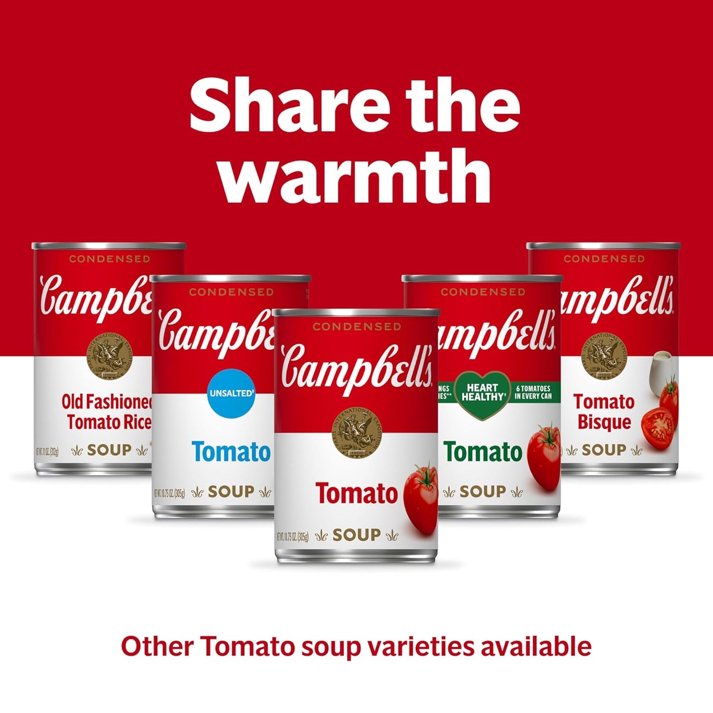 Campbell's Condensed Tomato Soup – Family-Size Vegan Soup for Kid-Friendly Weeknight Dinners