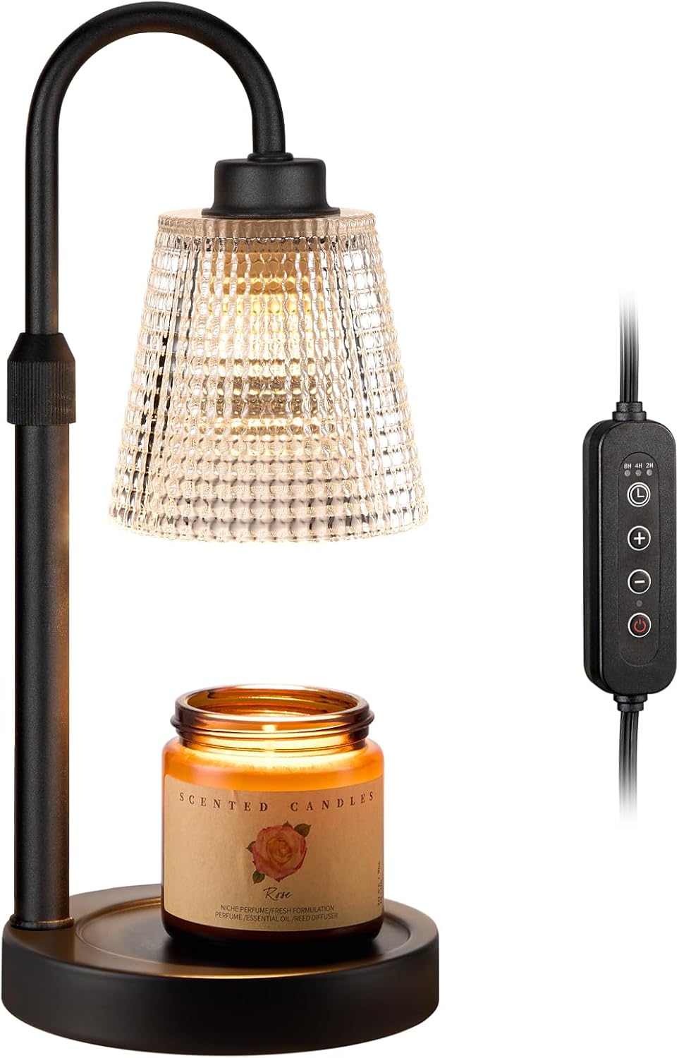 Candle Warmer Lamp – Nightly Wind Down Ritual Light, Dimmable Timer Fragrance Lamp for Bedside Calm and Mindfulness