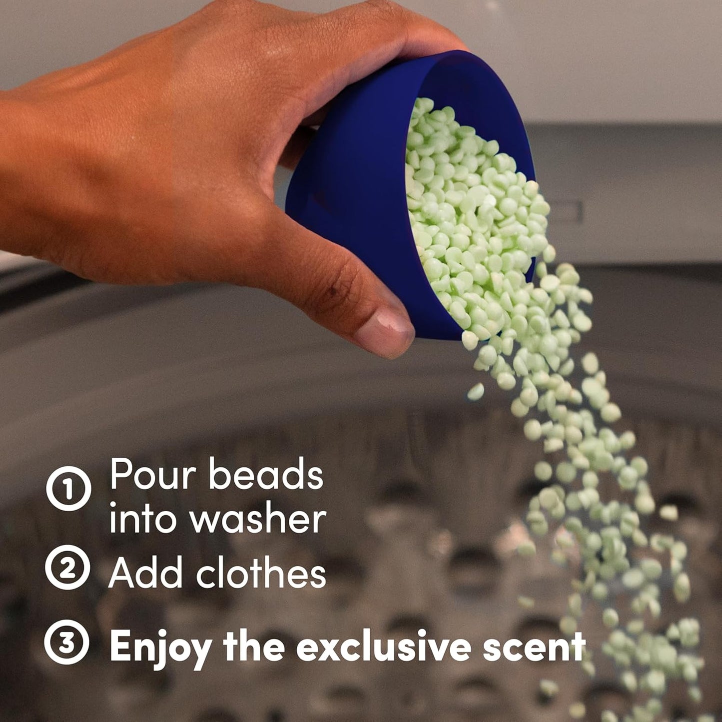 capful-pour dosing with no rinse cycle required