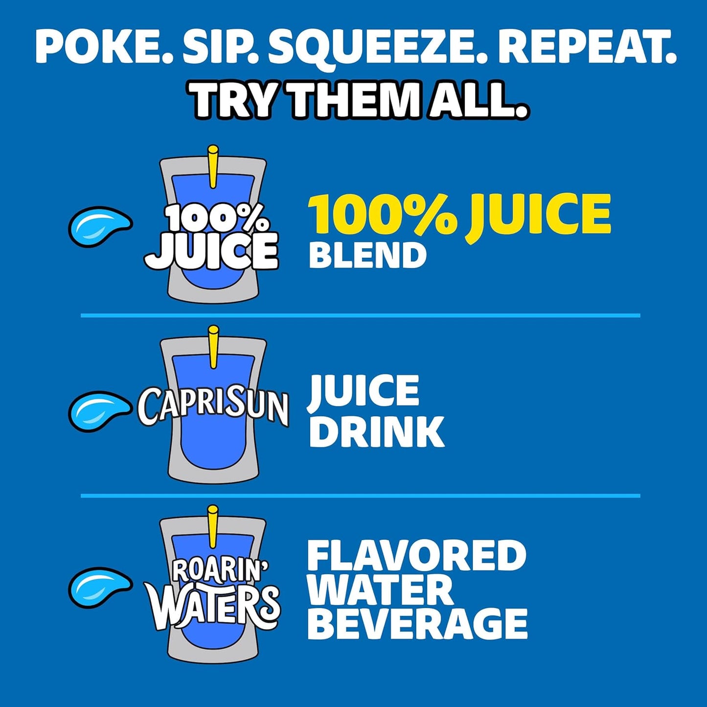 Capri Sun 100% Apple Juice Pouches – Healthier Soda Alternative Drink for Diabetics, 10 Boxes 6 fl oz Each