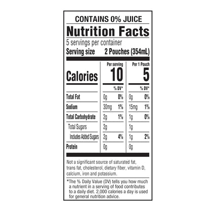Capri Sun Roarin' Waters Tropical Punch – Low-Sugar Fridge Stock Drink for Health-Conscious Families, 40 ct