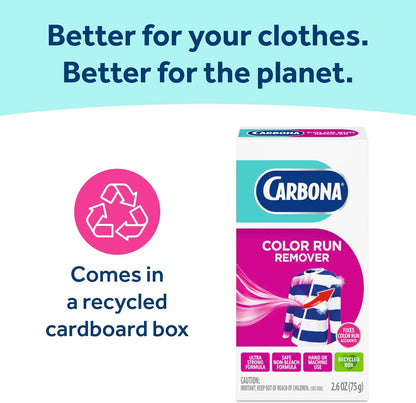 Carbona Color Run Remover for Nursery and Playroom Laundry, Gentle Formula for Childrens Wear