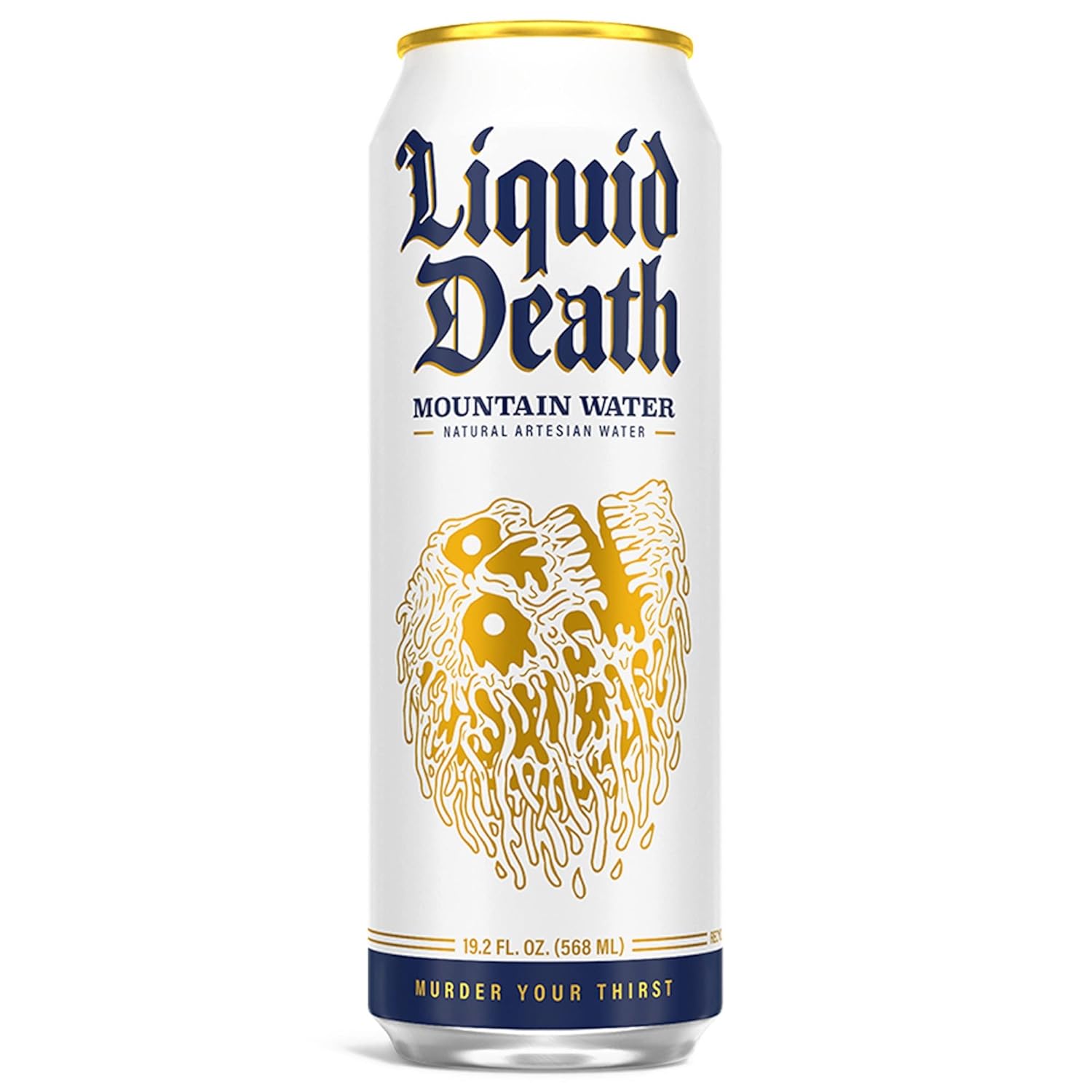 carbonated water base with natural fruit/cinnamon flavor profiles across 7+ flavor variants (mountain water, berry it alive, mango chainsaw, severed lime, convicted melon, cereal criminal, psycho cider)