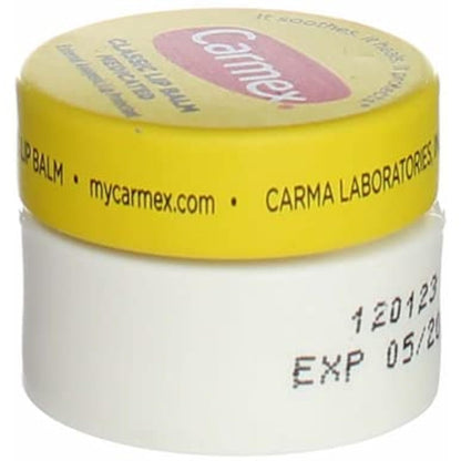 Carmex Healing Lip Balm Jar – Thoughtful Holiday Care Package Filler, 0.25 Oz Multi-Pack Gift