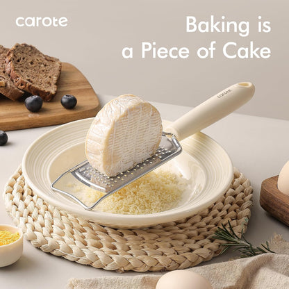 CAROTE 22-Piece Silicone Utensil Set in Cream White – All-in-One Minimalist Kitchen Solution