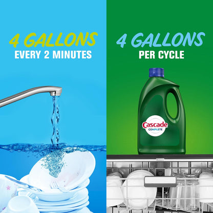 Cascade Complete Dishwasher Gel – Neutral Citrus Dish Soap for Intentional Kitchens