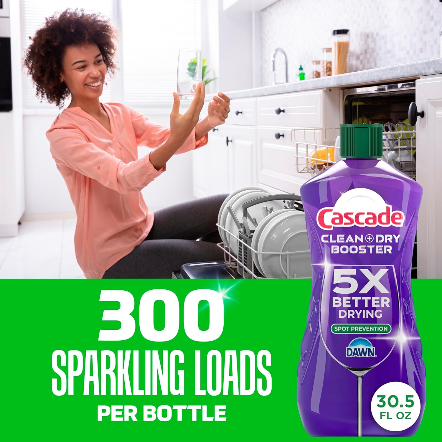 Cascade Dishwasher Dry Booster – Multi-Pack Home Essential for Hard Water Households