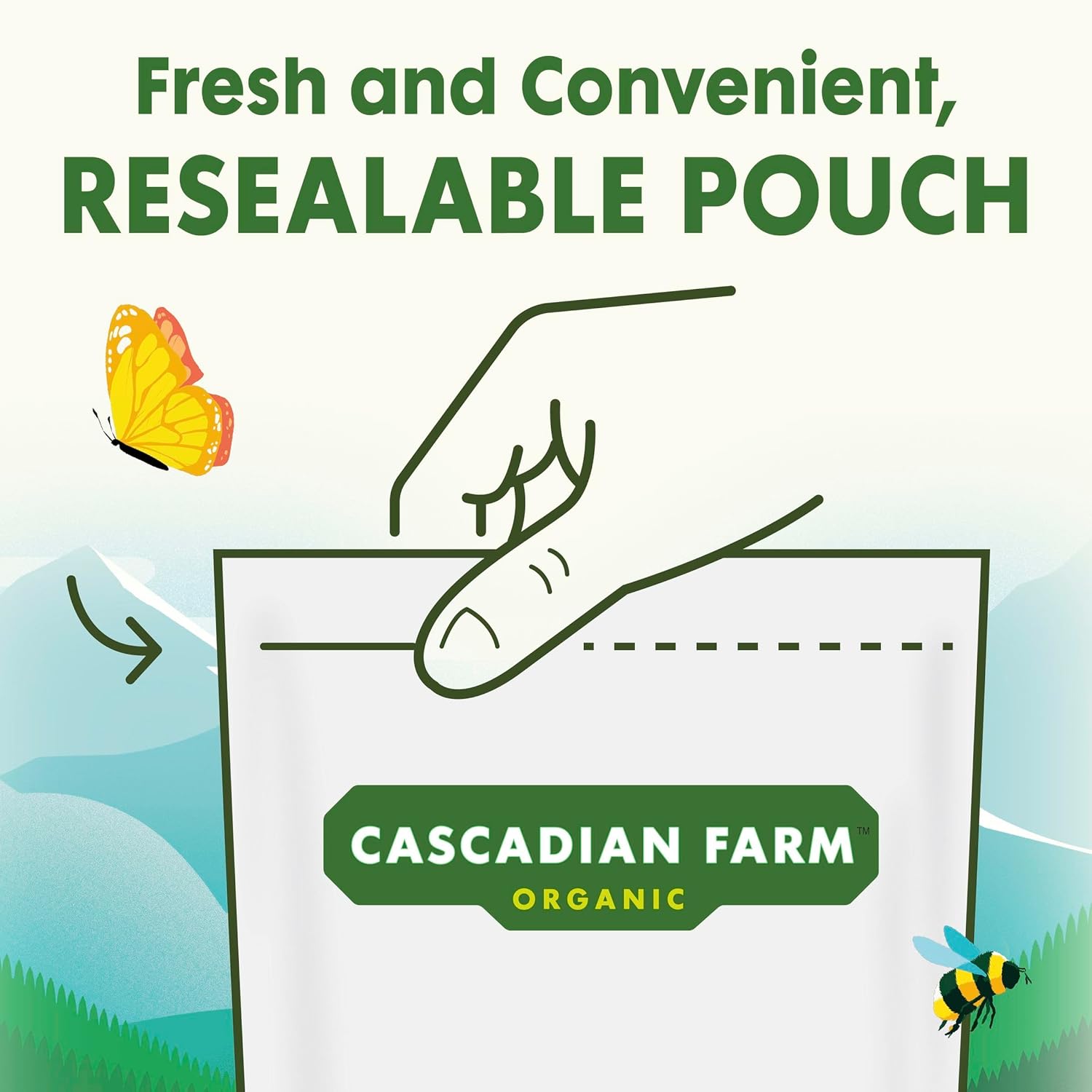 Cascadian Farm Organic Granola, Dark Chocolate Almond – Portable Trail Snack for Hiking and Backpacking Day-Trips