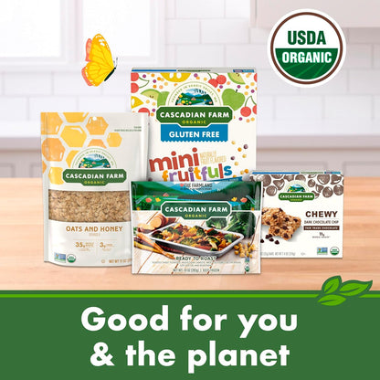 Cascadian Farm Organic Mini Fruitfuls Cereal – Clean Label Gluten Free Breakfast for Mindful Mornings