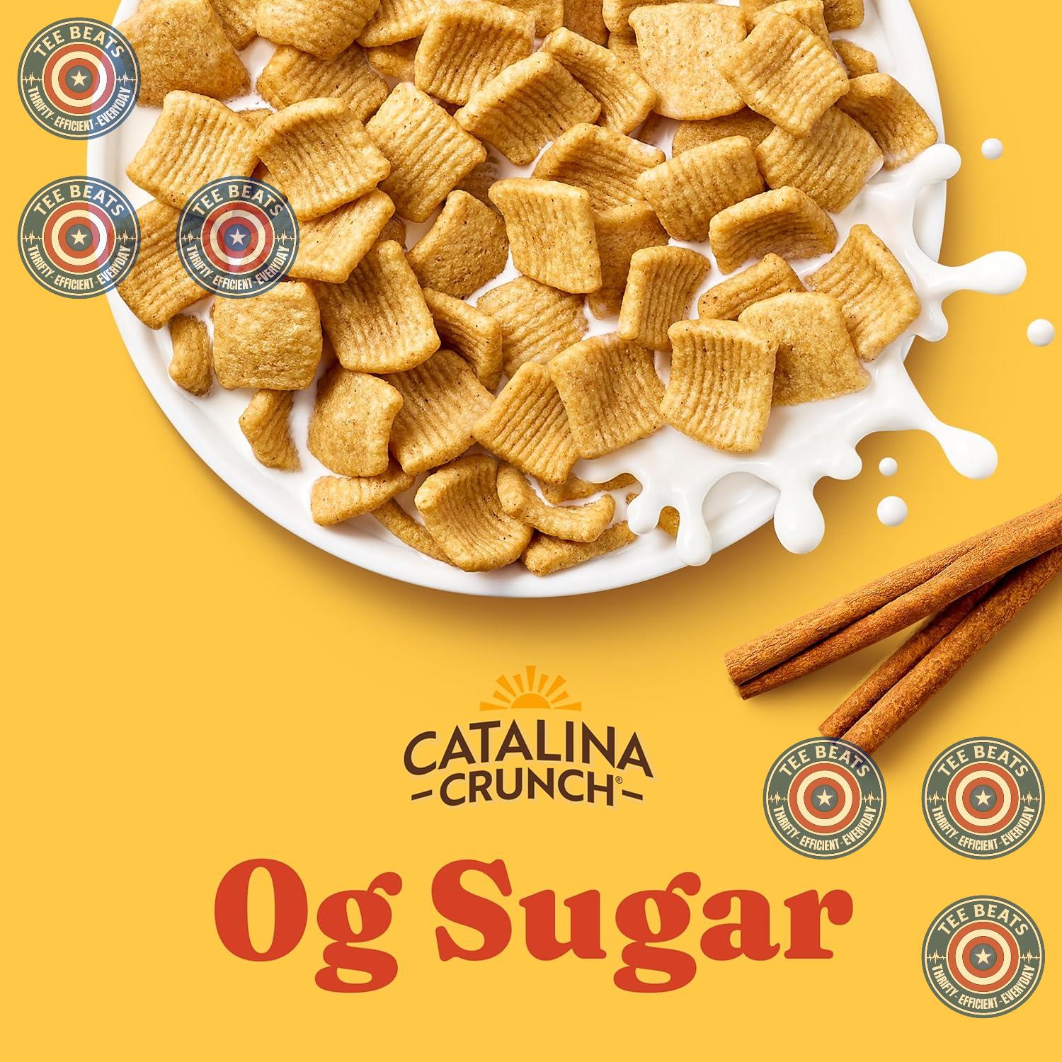 Catalina Crunch Protein Cereal – Mindful Morning Ritual for Sugar-Conscious Wellness Routines, Gluten-Free Cinnamon Toast Bowl