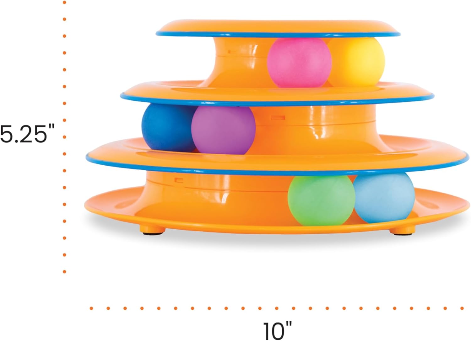 Catstages Tower of Tracks Cat Toy – Thoughtful Birthday Gift for Cat Moms, Interactive Indoor Enrichment