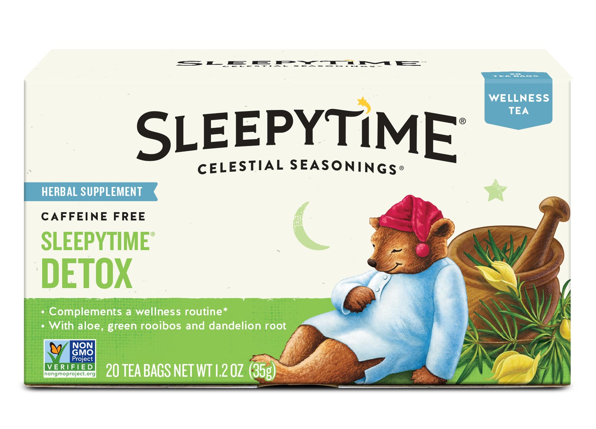 Celestial Seasonings Sleepytime Wellness Tea – Clean Label Herbal Blend for Intentional Pantry