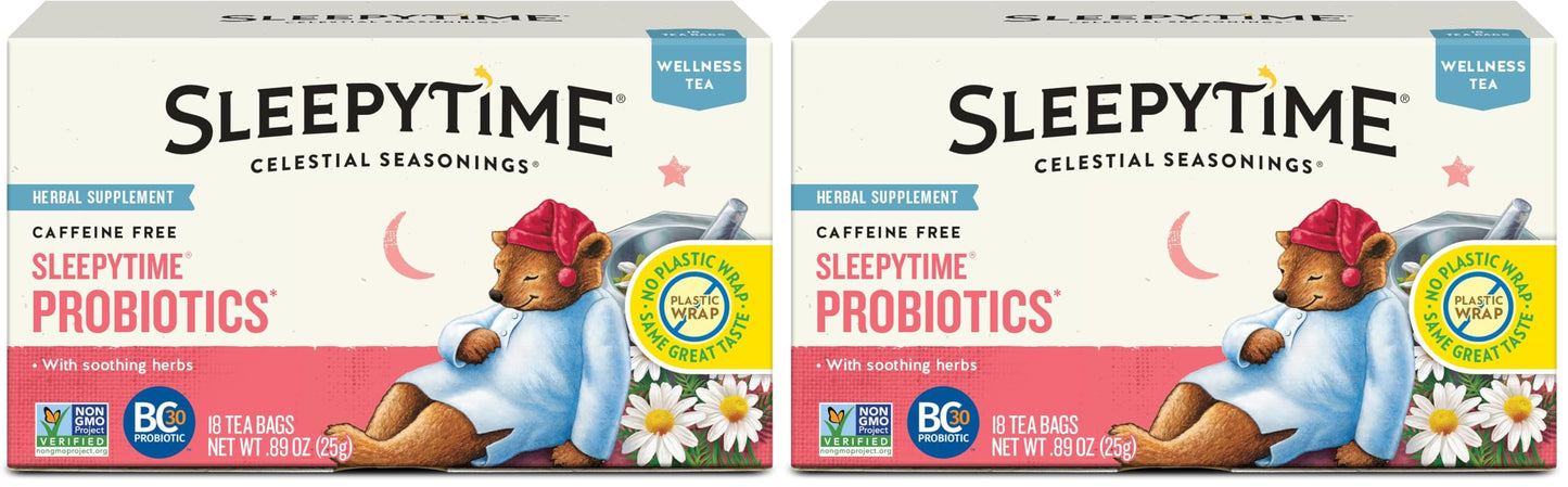 Celestial Seasonings Sleepytime Wellness Tea – Clean Label Herbal Blend for Intentional Pantry