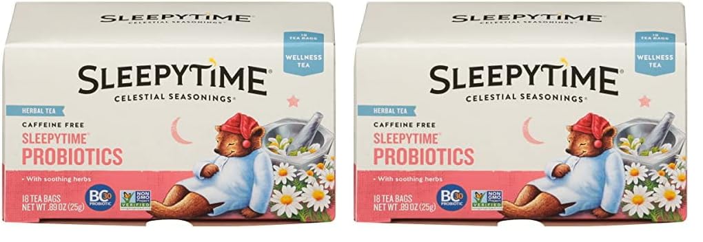 Celestial Seasonings Sleepytime Wellness Tea – Clean Label Herbal Blend for Intentional Pantry