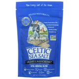 Celtic Sea Salt Light Grey Pouch 8 oz – On-the-Go Finishing Salt for Camping Trips and Outdoor Dining