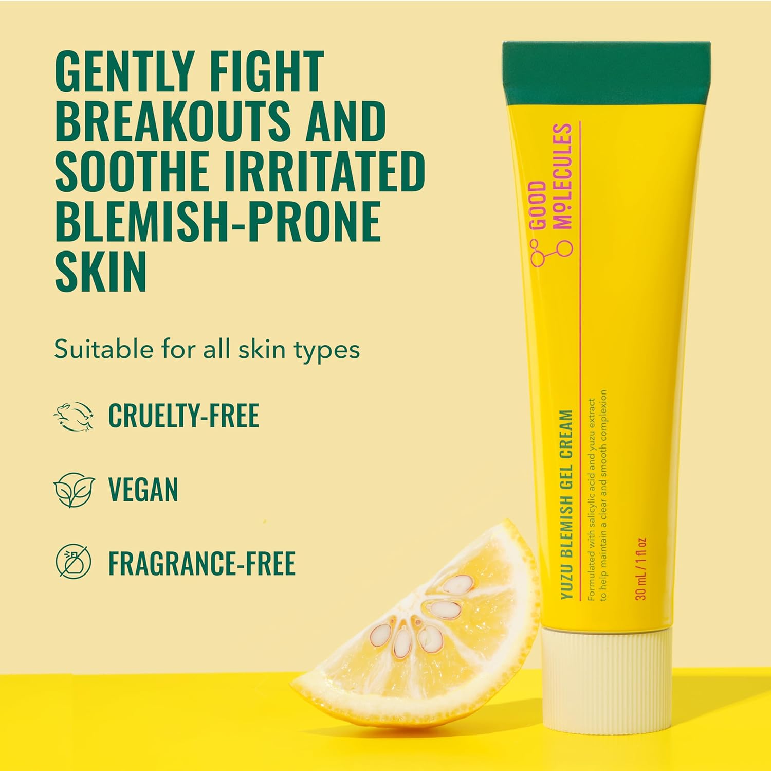 centella asiatica (cica), licorice root, and green tea extracts to soothe and even tone