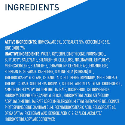 CeraVe AM Moisturizer with SPF 50 – Non-Comedogenic, Fragrance-Free Safety for Sensitive Skin