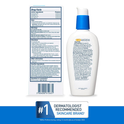 CeraVe AM Moisturizer with SPF 50 – Non-Comedogenic, Fragrance-Free Safety for Sensitive Skin