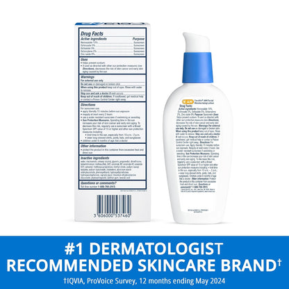 CeraVe AM Oil-Free Facial Lotion with SPF 30 – Expertly Formulated Daily Luxury for Refined Skin