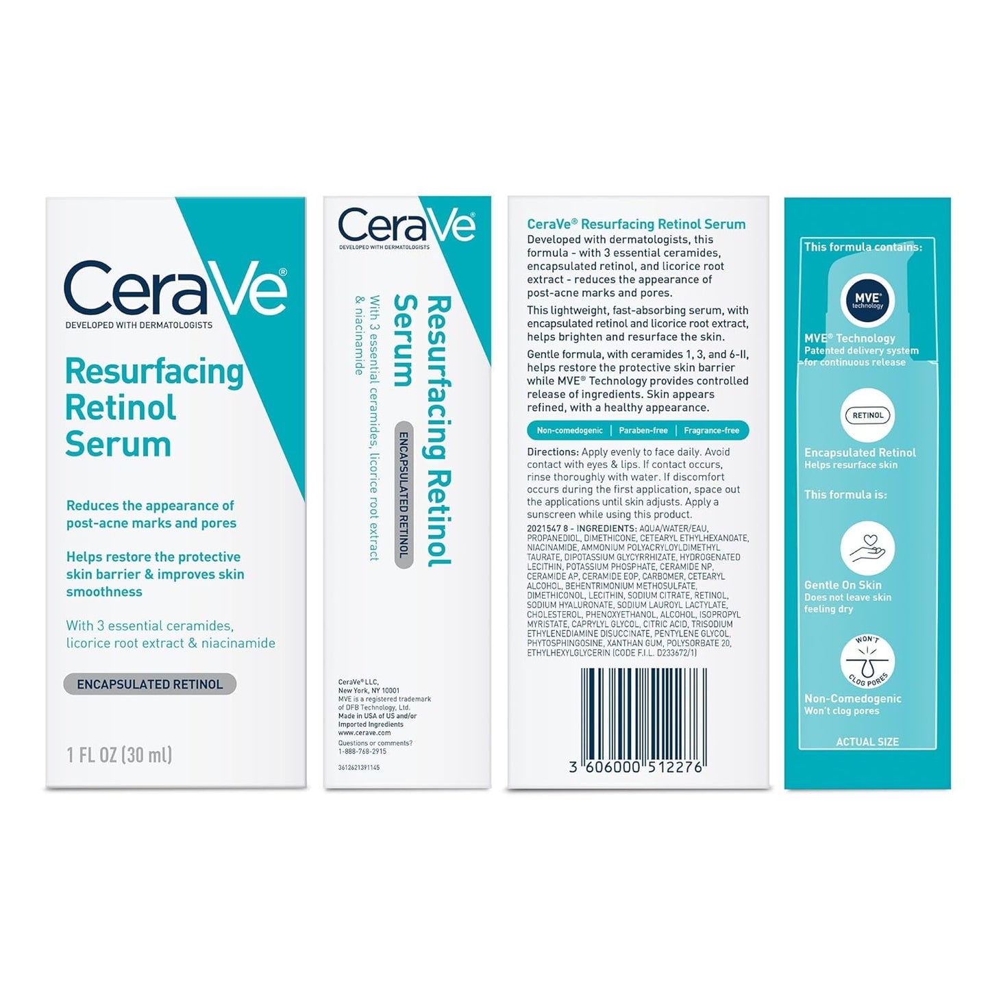 CeraVe Encapsulated Retinol Serum – Mindful Evening Skincare Step for Calm, Even-Toned Skin
