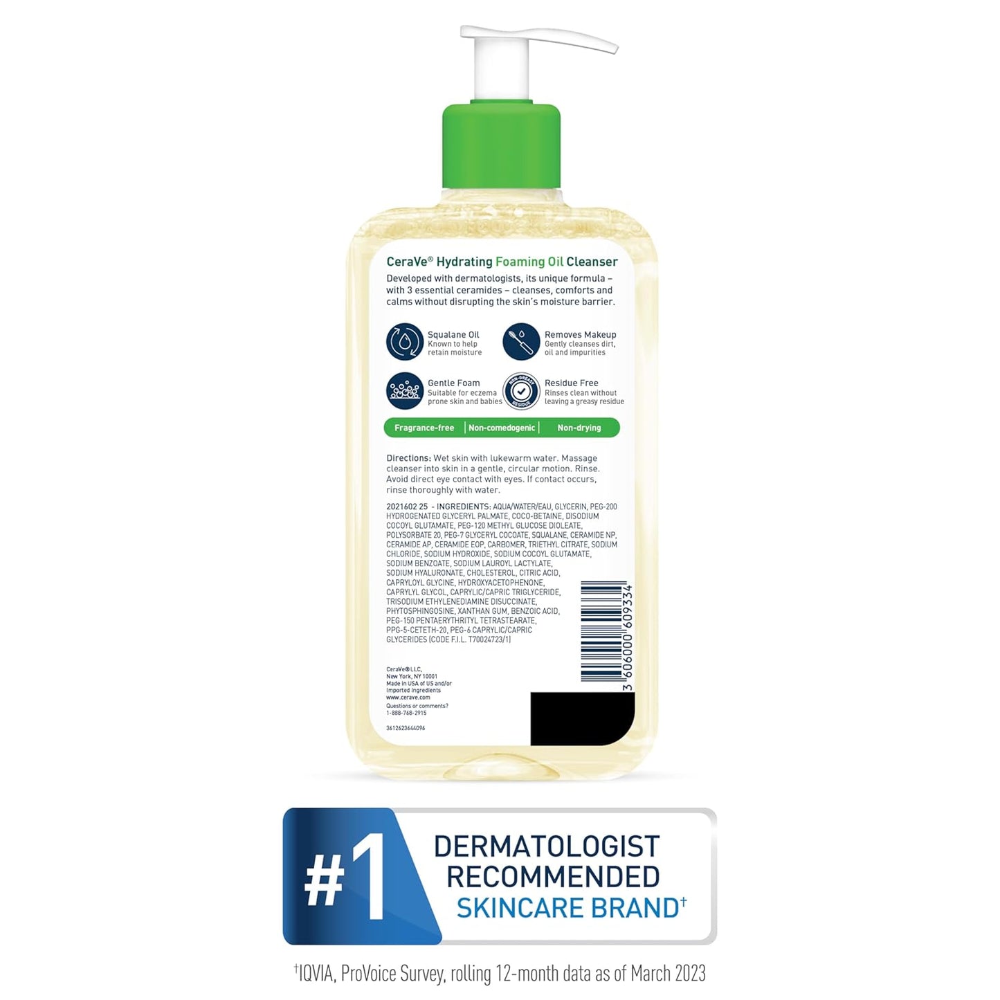 CeraVe Fragrance-Free Cleanser – Simple, Effective Face & Body Wash for Intentional Living