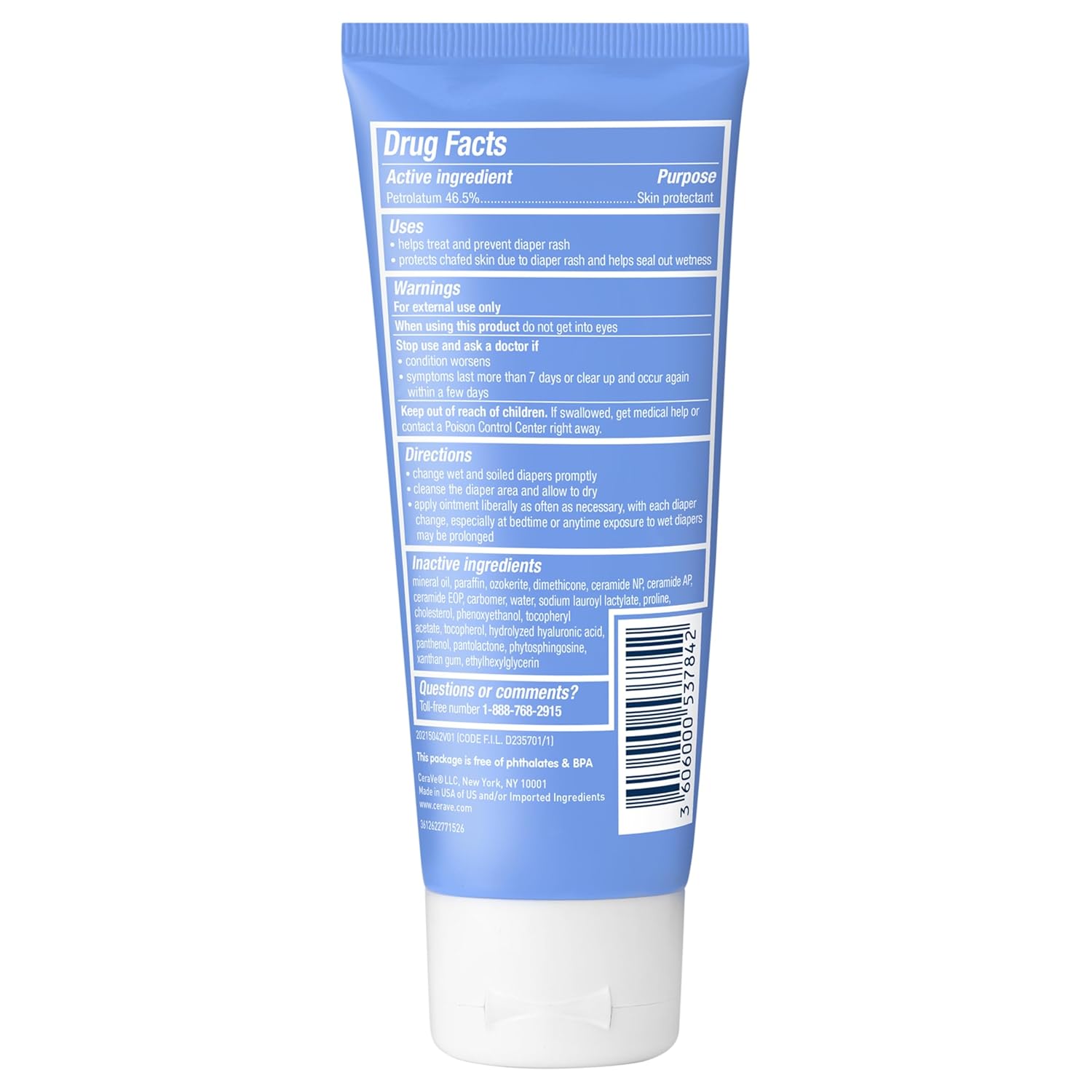CeraVe Healing Ointment – Dermatologist-Tested, Free of Harmful Irritants