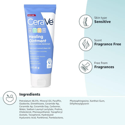 CeraVe Healing Ointment – Dermatologist-Tested, Free of Harmful Irritants