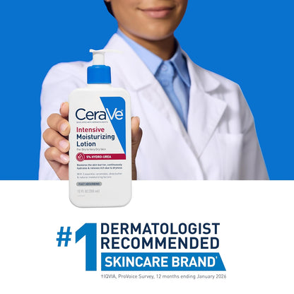CeraVe Hydro-Urea Body Lotion – Calming Post-Shower Hydration for Stressed, Sensitive Skin