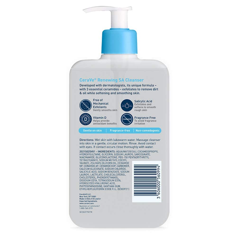 CeraVe Non-Irritating BHA Cleanser – Gentle, Tested Formula Safe for Face & Body Care