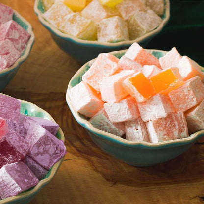 Cerez Pazari Turkish Delight Candy Box – Thoughtful Birthday Gift for Mom and Women, Assorted Fruit Lokum Sampler