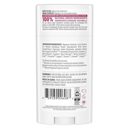 certified 100% natural origin ingredients and 100% natural origin fragrance
