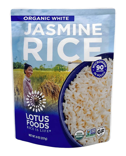 certified organic white jasmine rice