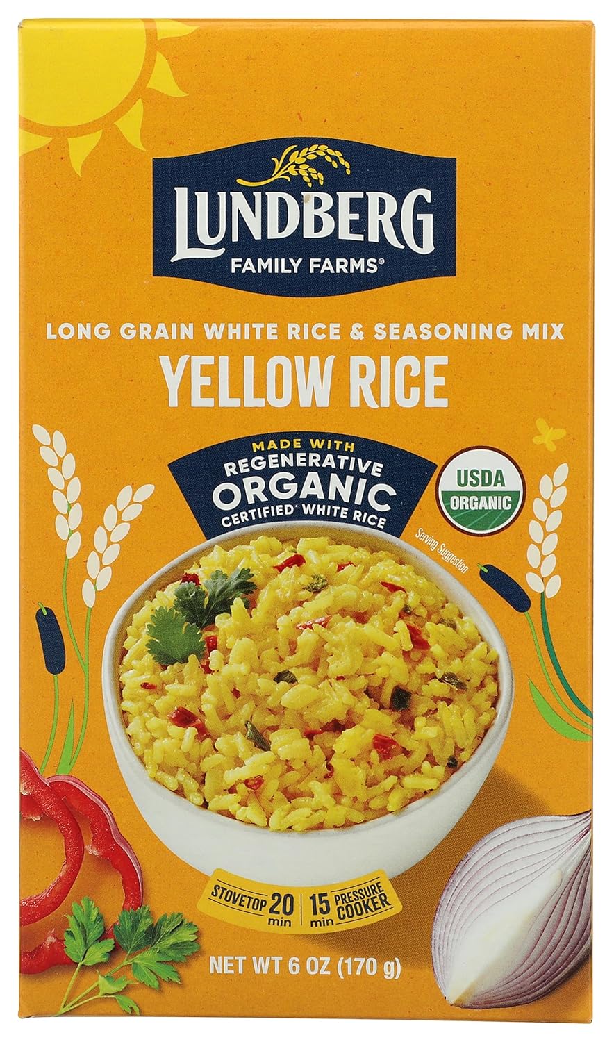 certified organic whole grain yellow rice blend